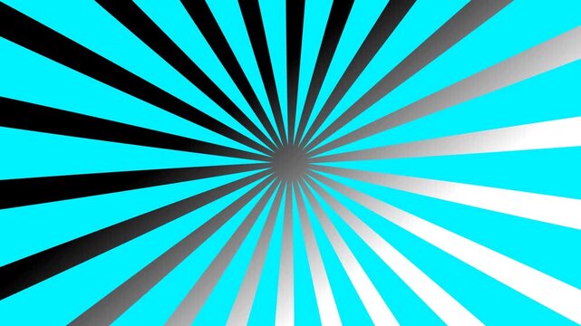 colourful sunburst pattern background. Retro ray pattern background.sunburst background loop animation.Seamless rotating spiral animation.