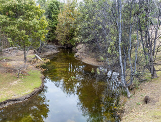 Bernacchis creek in Maria island, Tasmania