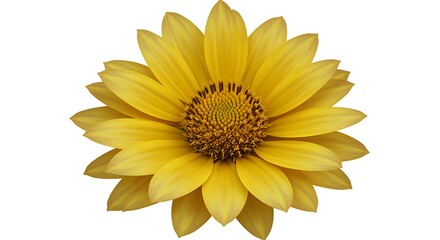 Bright Yellow Sunflower in Full Bloom
