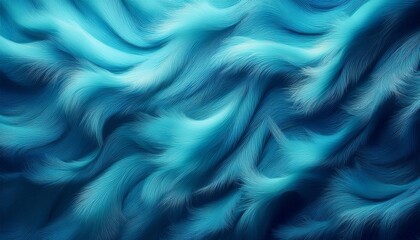 Obraz premium blue furry texture with wave pattern background