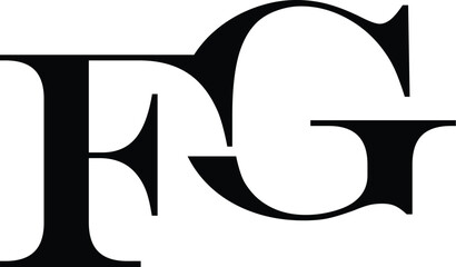 Letter FG fashion logo