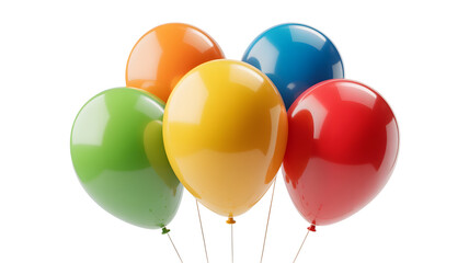 Bunch of celebration balloons