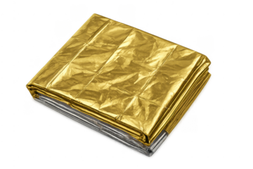 Emergency survival thermal blanket for first aid