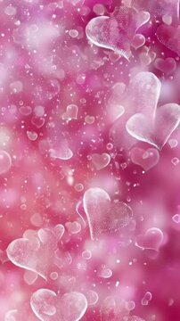 Hintergrund glitzernde Herzen