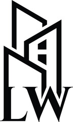 Letter LW with letter logo
