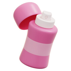 Toner Bottle Lotion 3D Icon Illustration