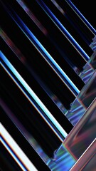 Abstract minimalist background design, vertical orientation, 3d render