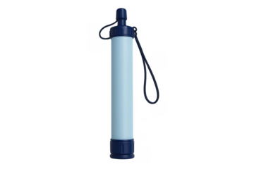 Portable water filter straw for outdoor survival camping