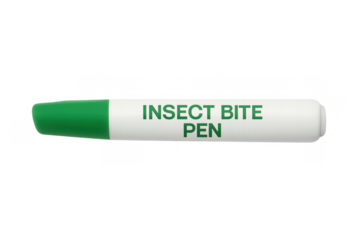 Insect bite pen providing immediate itch relief treatment