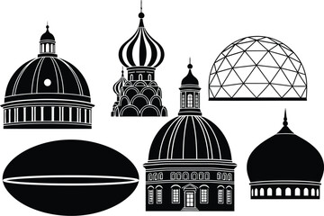 Collection of architectural dome designs