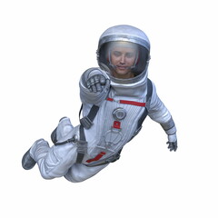 宇宙飛行士　3DCGレンダリング