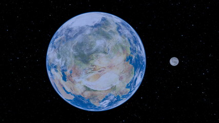 地球　3DCGレンダリング  © tsuneomp