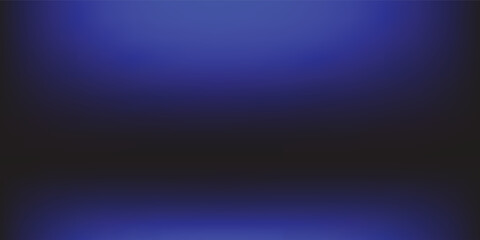 Obraz premium Empty blue studio room, used as background for display your products - Vector