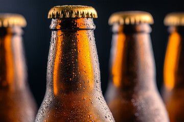 Refreshing evening beverages waiting for enjoyment