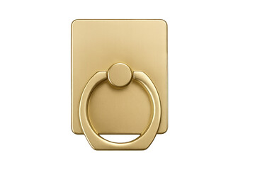 Gold smartphone ring holder for secure finger grip