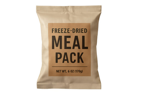 Freeze-dried meal pack for survival and outdoor adventure