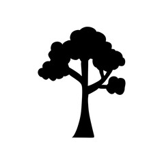 Tree silhouette vector illustration