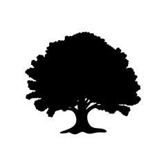 Vector tree sihouette