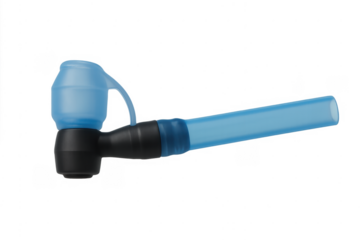 Blue water hydration system bite valve and hose