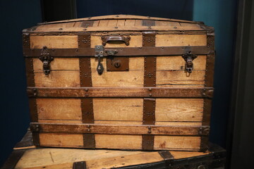 old wooden chest