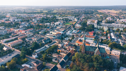 Fototapeta premium Turek Town From Above, Poland.