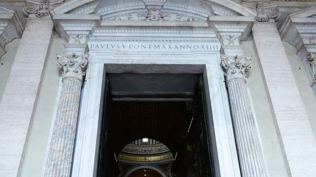 inside vatican city saint peter&rsquo;s basilica inner area chambers appear spacious layered scene reflects structure&rsquo;s depth quiet character nave transept aisles apse choir side chapels clerestory 