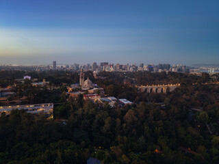 Aerial view of Balboa Park 