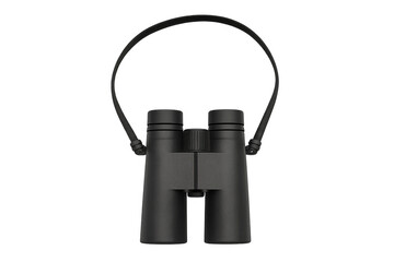 Black binoculars optical instrument for observation and birdwatching