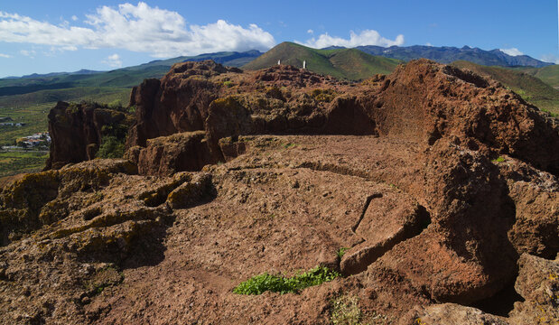 Cuatro Puertas complex of caves in the south of the municipality of Telde, Gran Canaria