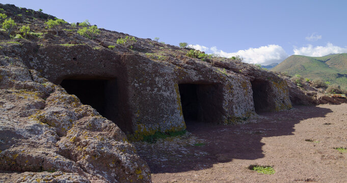 Cuatro Puertas complex of caves in the south of the municipality of Telde, Gran Canaria
