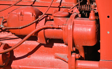 Old Tractor Engine