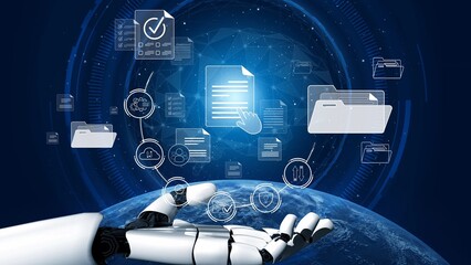 AI supports digital document management with secure file access, user control, and efficient workflow, helping administrators and teams organize and protect digital content Marrow