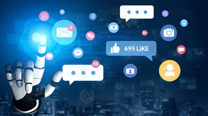 AI analyzing online engagement patterns and user interaction metrics to enhance communication strategies and audience insights across digital platforms Parse