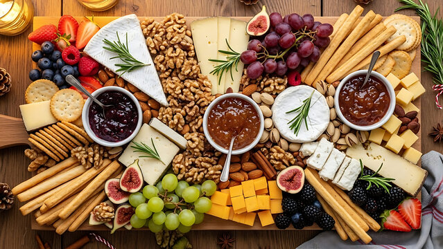 Charcuterie Board Assortment - Powered by Adobe