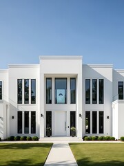 Minimalist architecture emphasizes simplicity and clean lines in exterior design