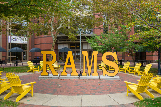 Rams Logo on the Campus of Virginia Commonwealth University