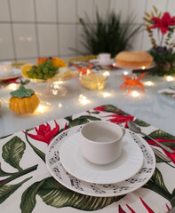 christmas table setting