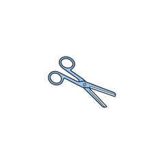 Surgical Scissors Medical Tool Icon for Surgery and First Aid