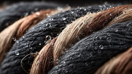 Eco-textile fiber close-up presenting natural thread detail, reduced-impact production cues, sustainability alignment messaging, and tactile visual style supporting stronger understanding regarding 