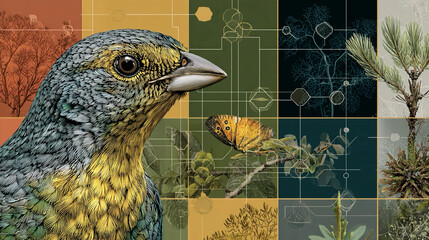 Ecological niche concept capturing unique species adaptations, resource utilization patterns, spatial behavior traits, and functional ecological role shaping specialized natural survival identity