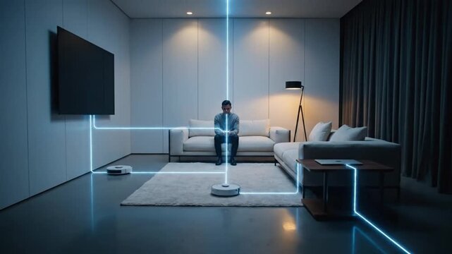 Exploring generative ai innovations in a futuristic living room interactive technology experience