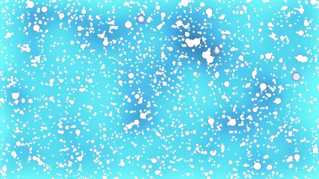 Soft cyan abstract particle texture creating a calm, airy, and clean visual atmosphere.
