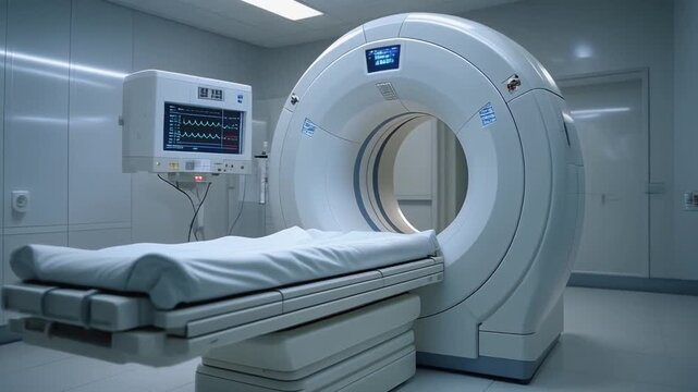 Modern mri scanner medical equipment diagnostic imaging technology healthcare facility