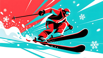 Memphis Style Extreme Ski Visual Impact