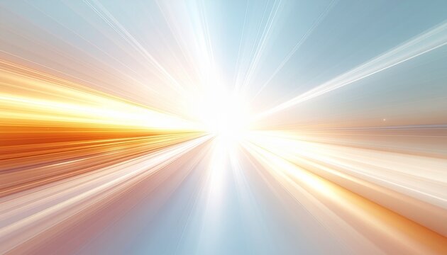 未来へ伸びる光のライン。抽象的なスピード感ある背景。Abstract Light Streaks Extending Forward Futuristic Speed Background.