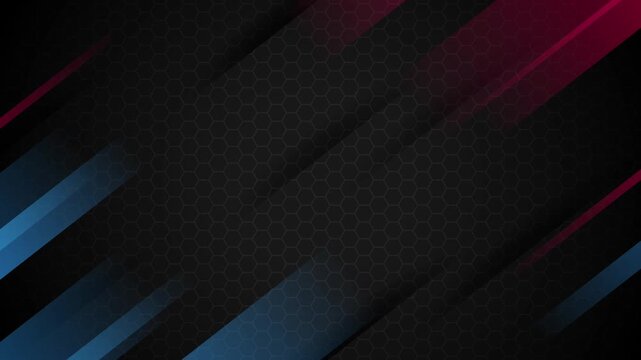 Abstract diagonal gradient background animation with smooth layered stripes in blue and purple tones, ideal for modern presentations, tech visuals, promo videos, and digital motion design.