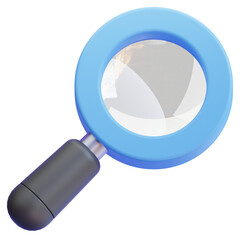 3D Search Icon
