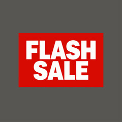 flash sale logo vector illustration