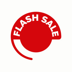 flash sale logo vector illustration