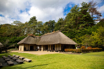 Obraz premium Kitakami Cultural Village, Iwate Prefecture, Japan